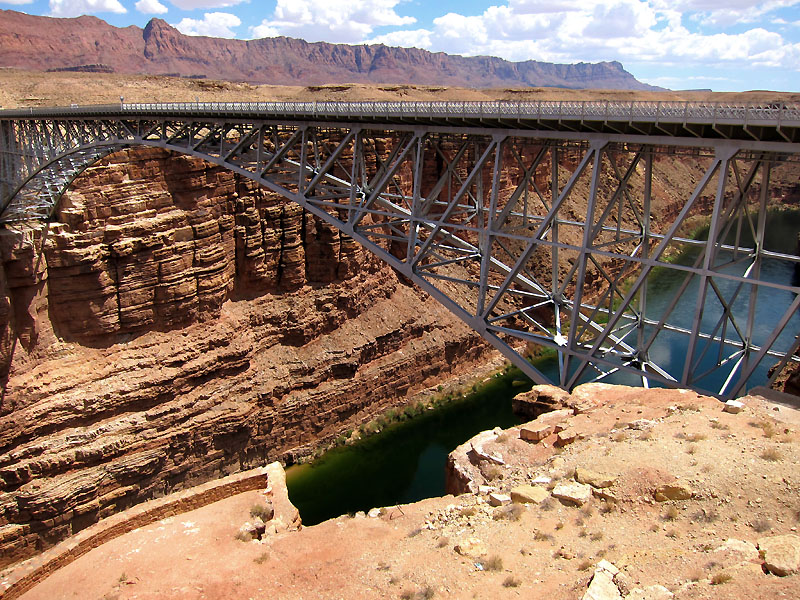 Navajo Bridge crossing the Colorado River